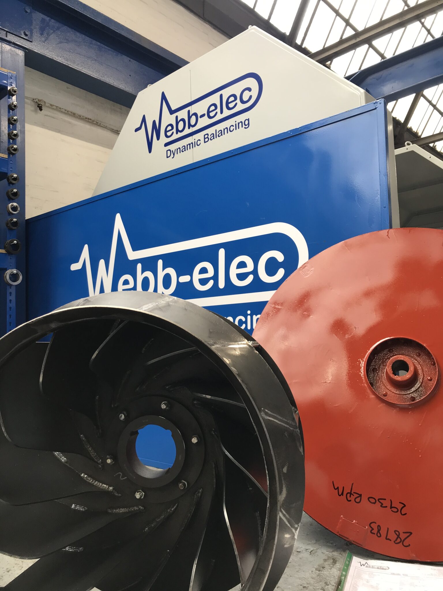 Rotor Balancing Fan & Pump impellers Same day service